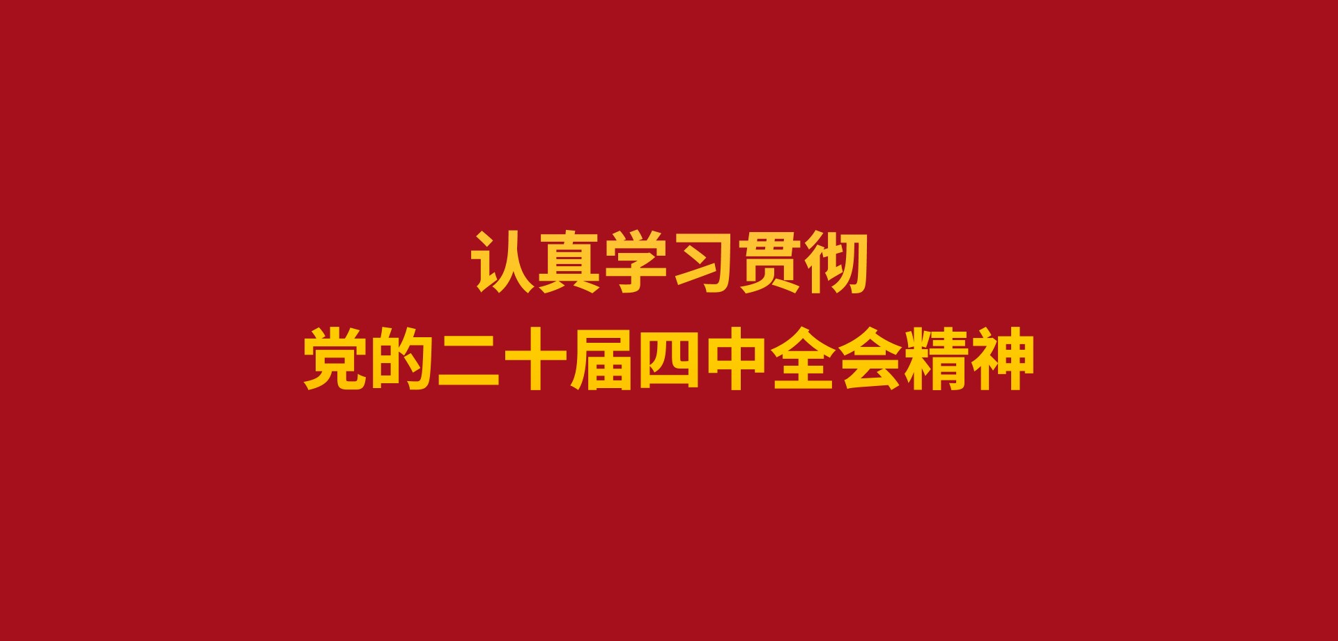 认真学习贯彻党的二十届四中全会精神